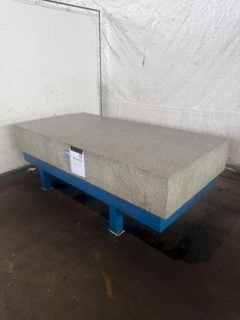 48" x 96" x 14" Rock of Ages, granite surface plate w/ stand (3 available) - Image 1