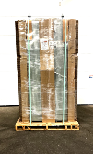 Hoffman #A904820FSDG, free stand 2 door access cabinet, Nema 12 - Image 1