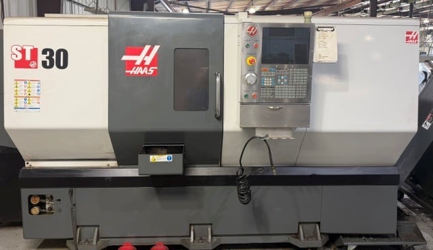 Haas #ST-30, CNC lathe, 31.7" swing, 10" chuck, 3" bar, 30" centers, 3400 RPM, 30 HP, 12-station turret - Image 1