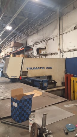 20 Ton, Trumpf #Trumatic-200, CNC turret punch press, 49.2" x 98.4" sheet, 15-station ATC, Bosch Trumagraph - Image 3