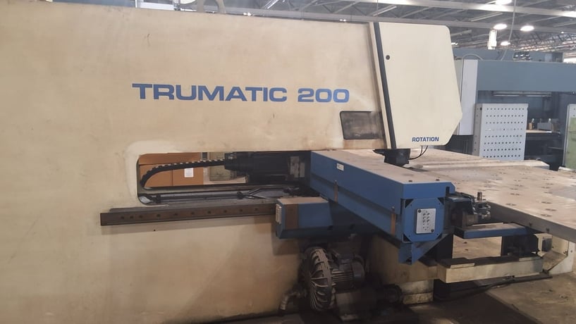 20 Ton, Trumpf #Trumatic-200, CNC turret punch press, 49.2" x 98.4" sheet, 15-station ATC, Bosch Trumagraph - Image 8