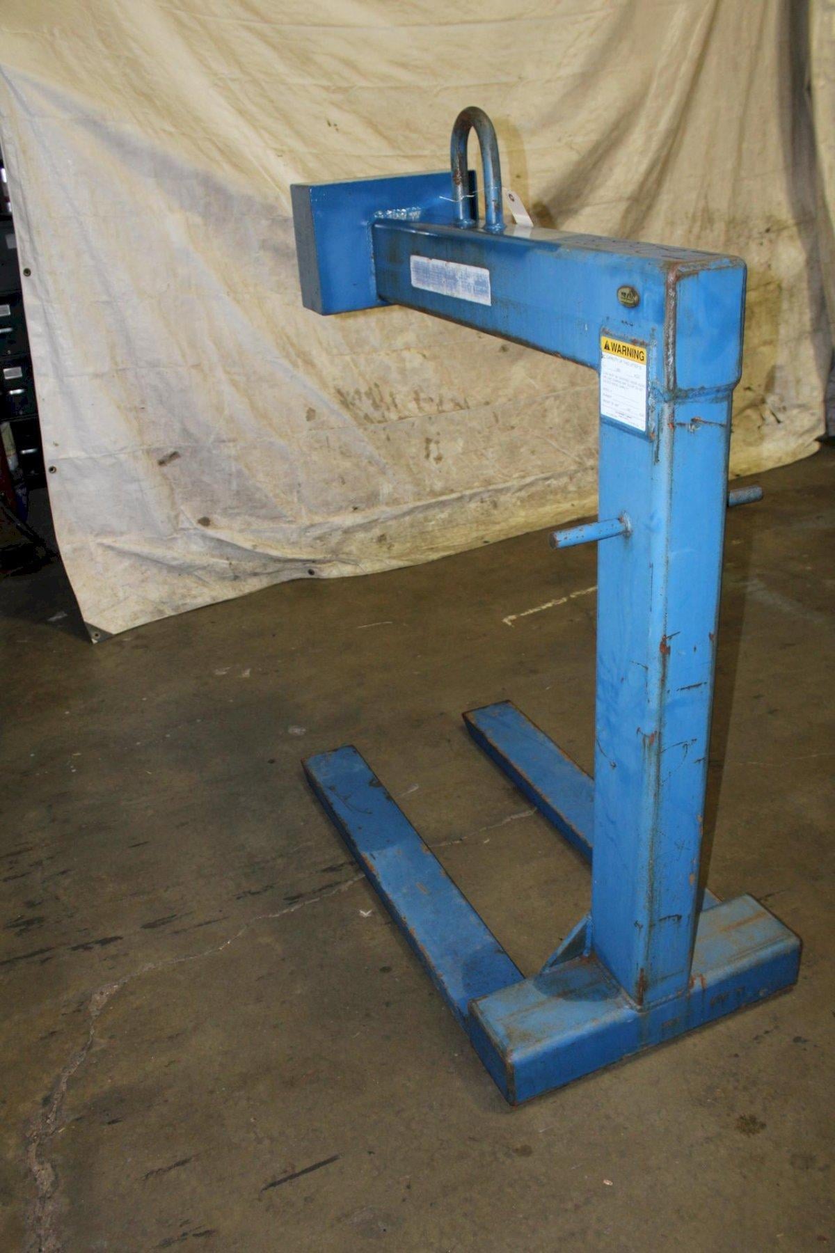 Veotil #HDP-4-42, steel pallet lifter, 42" tapered forks, 25" fork spread, 21" fork spacing, counterweight - Image 5