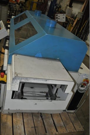 SEHO #HSS-3235, wave soldering system, stamp fluxer, 2 IR preheat zones, 9-7/16" x 11-13/16" solder area - Image 2