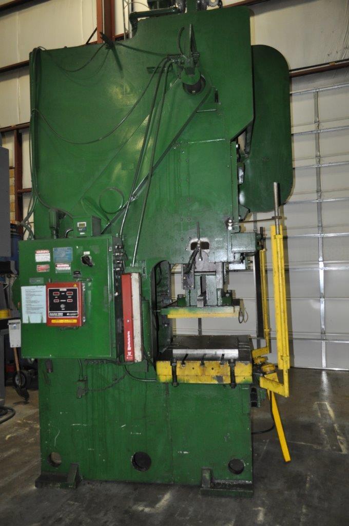 150 Ton, Bliss, single crank gap frame press, 8" stroke, 22" shut height, 4.5" adj., 40 SPM, 50" x 30" bed - Image 4
