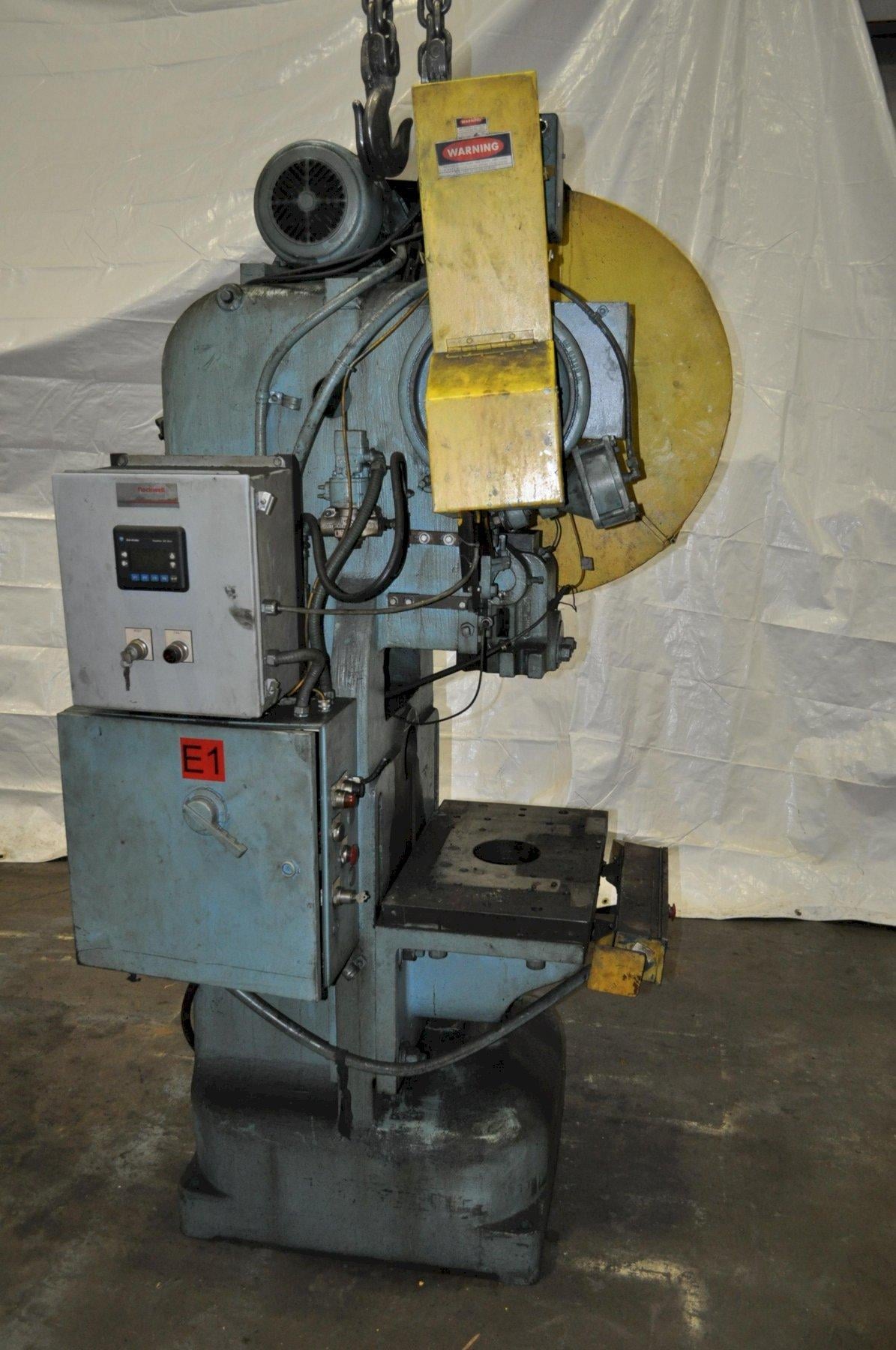 40 Ton, Rousselle #40H, horn press, 4" stroke, 5.75"-17.75" shut height, 3.5" adj., 12" x 8.5" ram, 16.5" x - Image 2