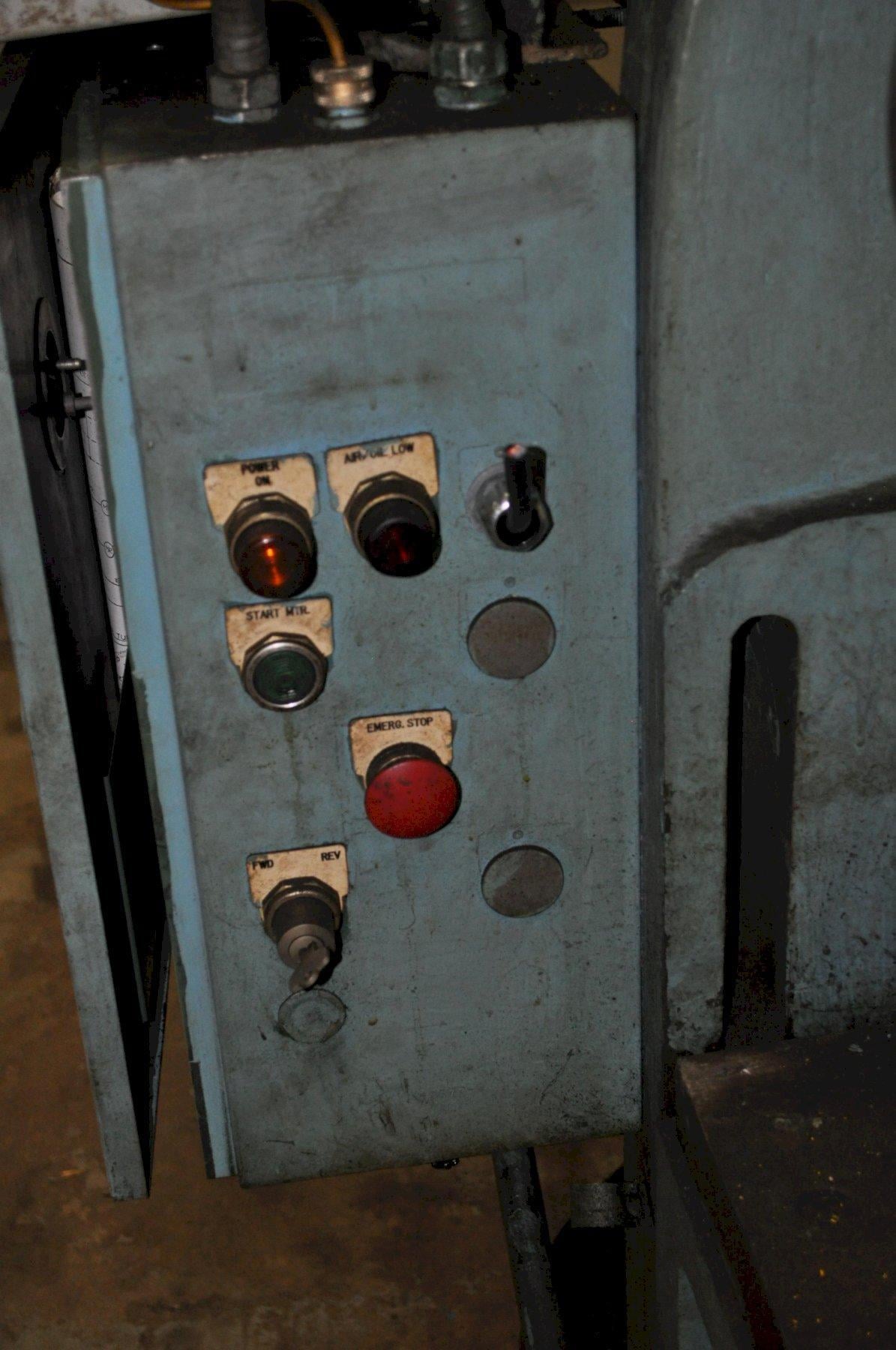40 Ton, Rousselle #40H, horn press, 4" stroke, 5.75"-17.75" shut height, 3.5" adj., 12" x 8.5" ram, 16.5" x - Image 8