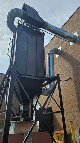 8000 cfm Spec-Air #RAVO-13, Outside Dust Collector, 25 HP, spark detection, magnetic motor starter, bag house - Image 3