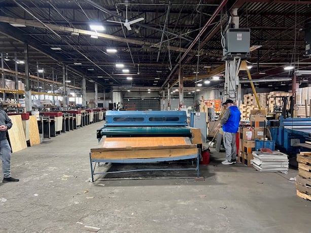 84" Rosenthal #WM-7-HHDUBSHTCIPH-12, Down-Cut Rotary Sheeter, 24" max. roll diameter, (2) 6" steel unwind - Image 3