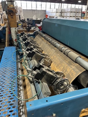 84" Rosenthal #WM-7-HHDUBSHTCIPH-12, Down-Cut Rotary Sheeter, 24" max. roll diameter, (2) 6" steel unwind - Image 5