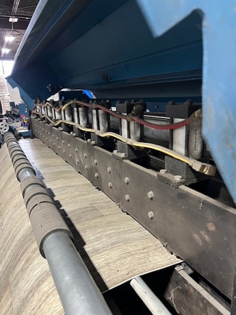 84" Rosenthal #WM-7-HHDUBSHTCIPH-12, Down-Cut Rotary Sheeter, 24" max. roll diameter, (2) 6" steel unwind - Image 7