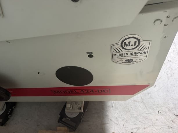 3.5" Mereen-Johnson #424-DC, Straight Line Multiple Rip Saw, 24" arbor, 14" tooling diameter, 6" throat, 30" - Image 9