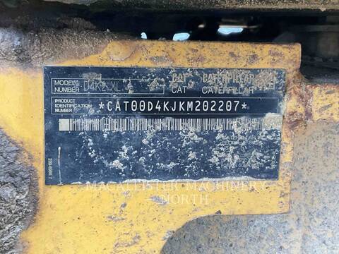 Caterpillar D4K2XL, 9211 hours, S/N: KM202207, 2016 - Image 6