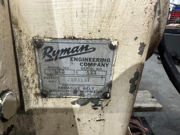 Ryman #513, 3" abrasive roll grinding lathe attachment - Image 6