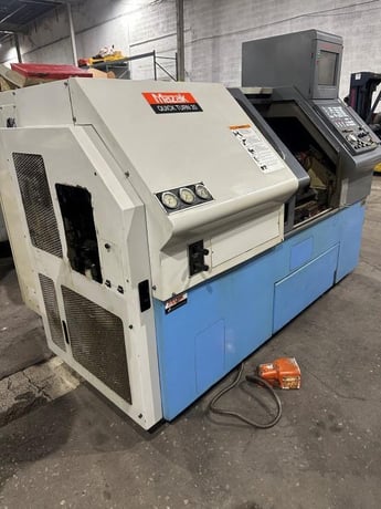 Mazak #QT-20N, CNC lathe, Mazatrol T-Plus conversational Control, 17.3" swing, 2" bar, 3-jaw 8" chuck, 1995 - Image 2