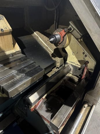 Mazak #QT-20N, CNC lathe, Mazatrol T-Plus conversational Control, 17.3" swing, 2" bar, 3-jaw 8" chuck, 1995 - Image 3
