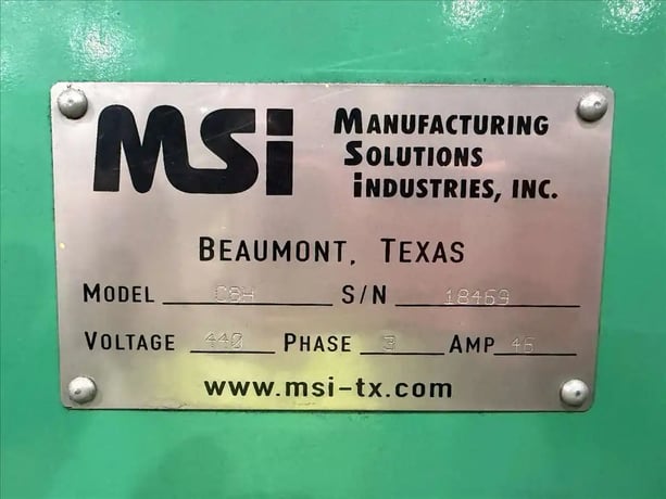 8-3/4" MSI #C8H Chamfemate, pipe & tube beveling machine, 20 HP - Image 2