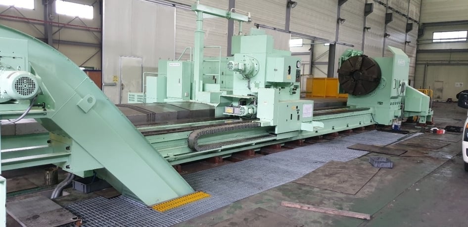 Karats #LR-15N, CNC roll lathe, 63" swing, 55" chuck, 315" centers, 134 HP, Fanuc, 2017 - Image 1