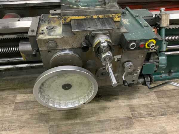 20" x 80" Ryazan #1M63H-2, engine lathe, 14.5" swing over cross slide, 6-jaw 20" chuck, digital read out, 15 - Image 7