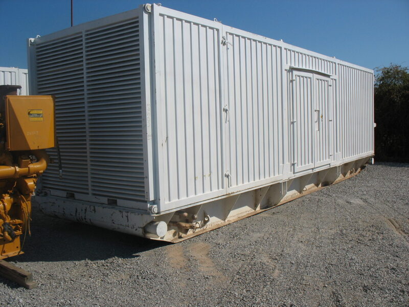 Sound attenuated enclosure, 9' W, 9' H, 33' L, skidded, 20" I-beam runners, 3500 class - Image 1