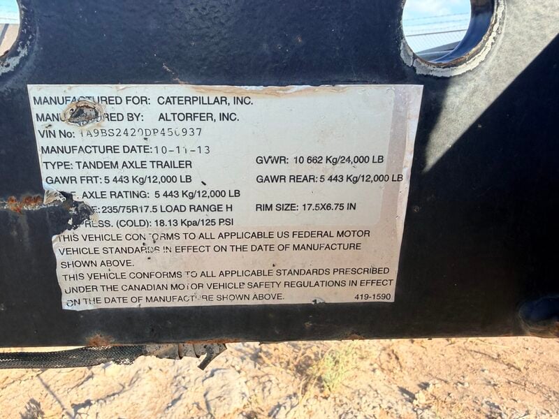 Caterpillar #XQ, generator trailer, for XQ450/550 class - Image 2