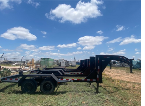 Caterpillar #XQ, gooseneck generator trailer, tandem axle, for XQ500 series, 19,590 lb. GVWR - Image 4