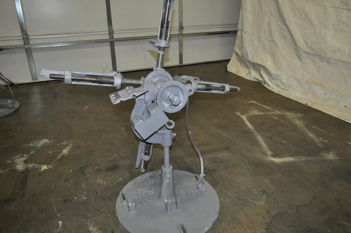 300 lb. Littell #3, non-motorized uncoiler, 8.5" mandrel, 55" outside dimensions, 8.5"-21" ID, manual - Image 1