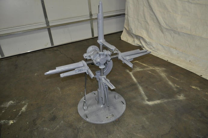 300 lb. Littell #3, non-motorized uncoiler, 8.5" mandrel, 55" outside dimensions, 8.5"-21" ID, manual - Image 5