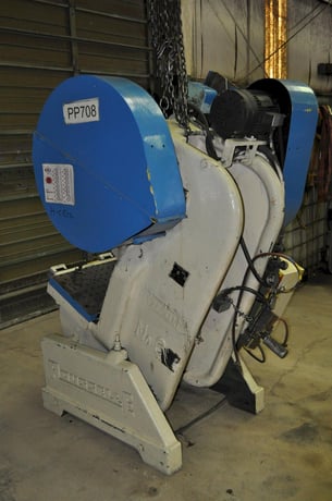 60 Ton, Rousselle #6, OBI press, 3" stroke, 12.5" Shut Height, 3.5" adj., 50 SPM, 30" x17" bed, 11" throat - Image 6