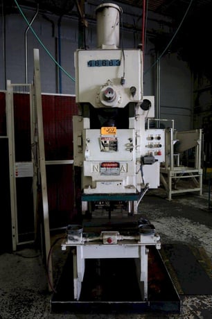 45 Ton, Niagara #E-45, OBI press, 6" stroke, 13" Shut Height, 3" adj., 90 SPM, 29" x18" bed - Image 3