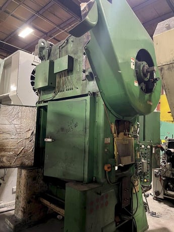 200 Ton, Minster #P2-200-48, straight side double crank press, 1" stroke, 18" Shut Height, 3" adj., 0-500 - Image 3