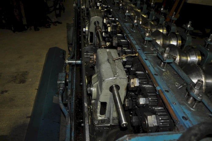 12 Stand, Tishken #12-MLW-1.5, rollformer, 1.5" shaft diameter, 10" roll space, 8" horizontal centers - Image 5