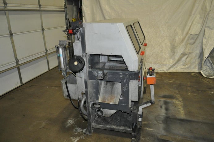 7" Elumatec #SA-142/35, automatic miter saw, non-ferrous, 90-45° tilting, 19.6" blade, 3400 RPM, entry/exit - Image 10