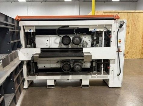 Lissmac #SBM-M1000-B2-60, deburring machine, 39.37" x .787" capacity, 2019 - Image 7