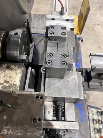 4-1/2" Soco #EF-AC/115-U, tube end chamfering machine, I/O chamfering, pneumatic vise - Image 8