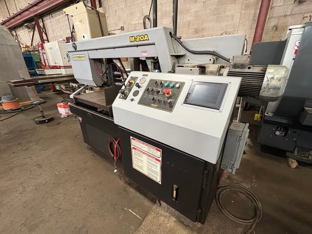20" x 30" Hyd-Mech #M-20A, Horizontal Pivot Band Saw, 1.5" x 20'-6" blade, 32" table height, 8,000 lb. - Image 3
