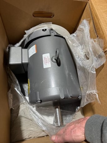 3 HP 1165 RPM Baldor #M3704, Electric Motor, Frame 215, 208-230/460 Volts - Image 2