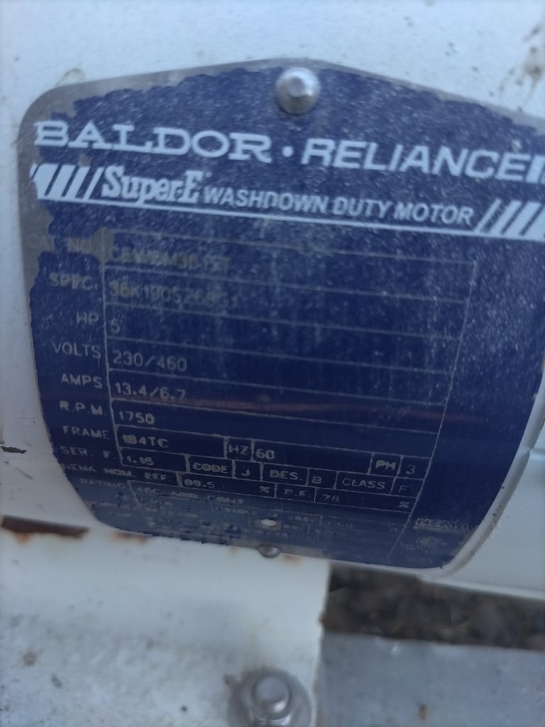 Heating Elements #PFS-21525-MR, Clean-In-Place Skid, Stainless Steel, 100-gallon tank, 5 HP Baldor pump - Image 4