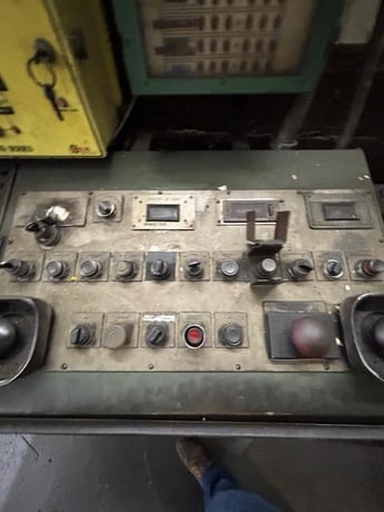 150 Ton, Minster, Staright Side Double Crank Press, 6" stroke, 4" ram adjustment, 23" shut height, 54" x 40" - Image 9