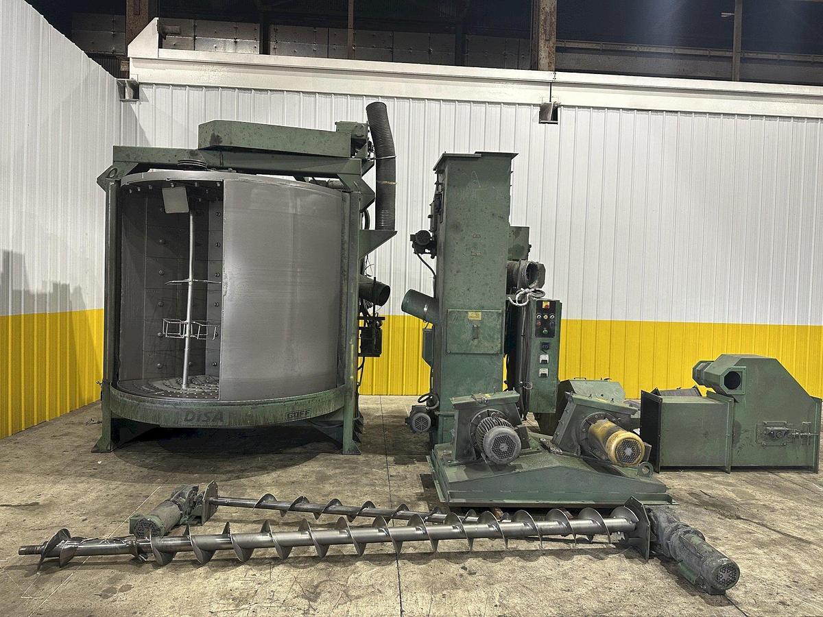 36" Goff #3672D, Direct-Drive Blast Wheels, 60" tall work chamber, 2,000 lb. spinner hook capacity, (2) 15 HP - Image 2