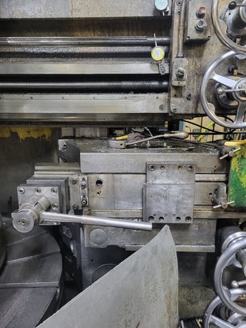 54" Bullard #Cutmaster, 4 Jaw Chuck, Turret, Ram, Side Heads, digital read out - Image 3