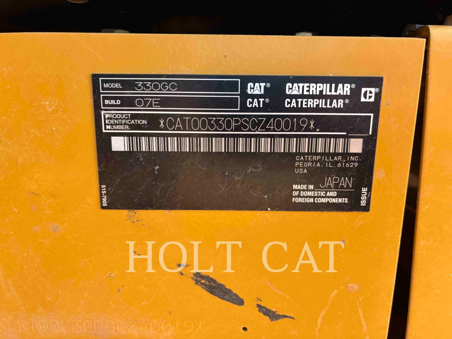 Caterpillar 330GC, 3269 hours, S/N: SCZ40019, 2023 - Image 6
