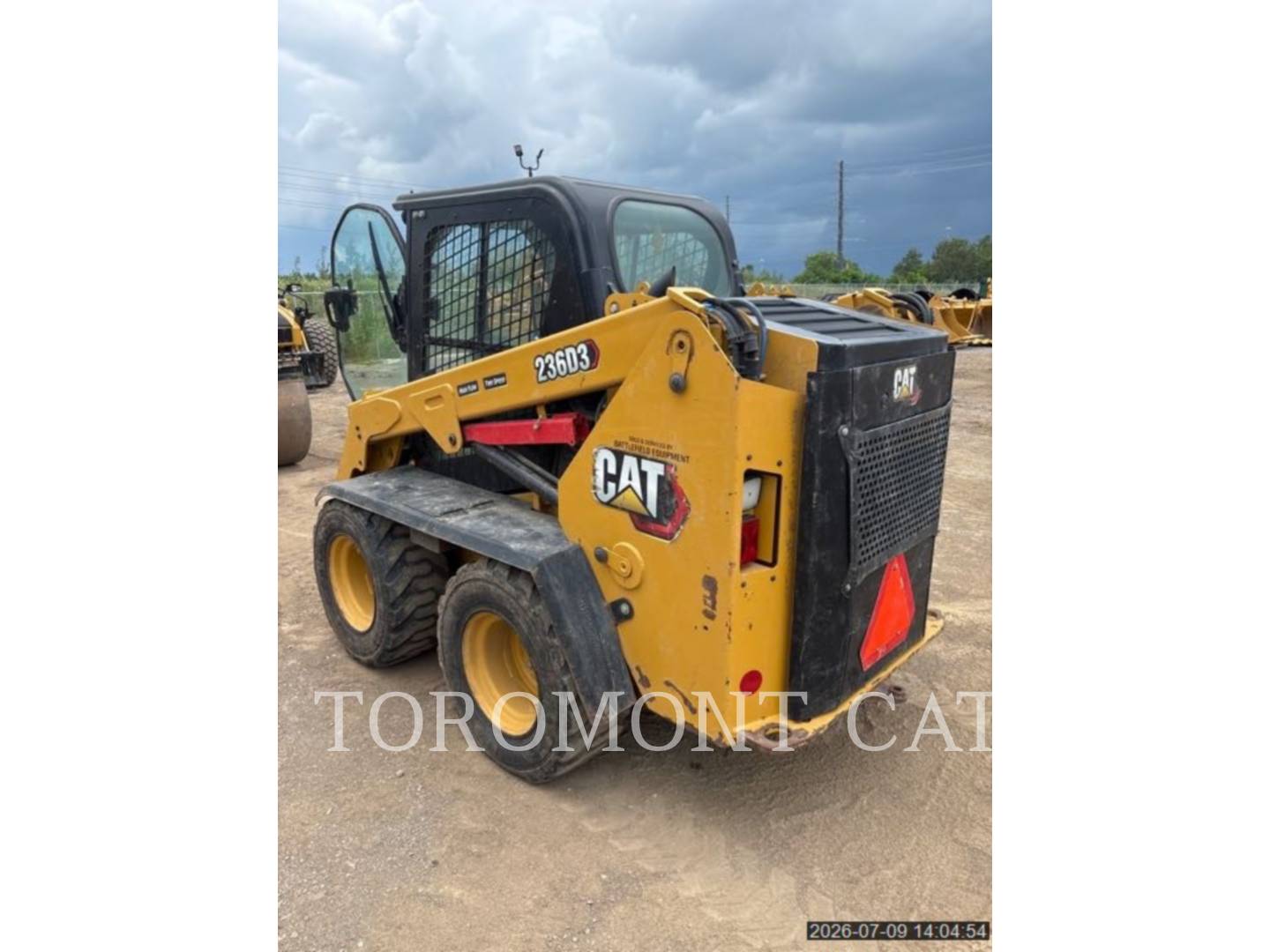 Cat 236D3, Skid Steer Loader, 1205 hours, S/N: KXL01948, 2022 - Image 4