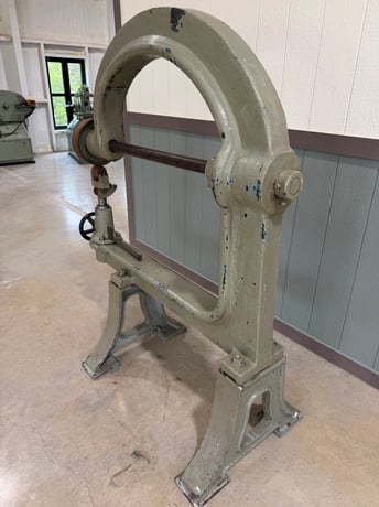 42" Unbranded English Wheeling Machine (FJ Edward's M Type Copy) Including 1x Wheel & Lower Roll, (Multiple - Image 4
