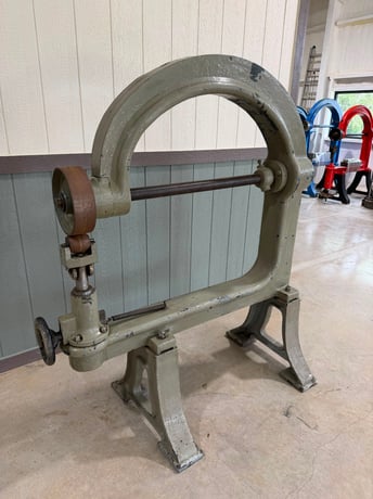 42" Unbranded English Wheeling Machine (FJ Edward's M Type Copy) Including 1x Wheel & Lower Roll, (Multiple - Image 5