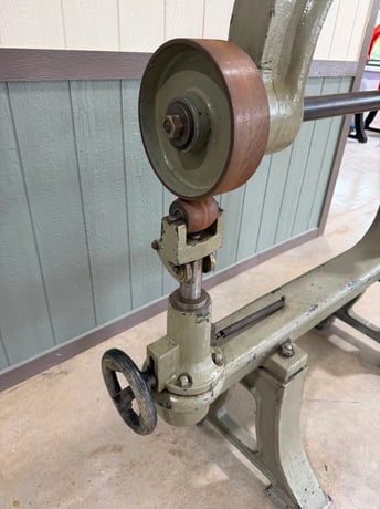 42" Unbranded English Wheeling Machine (FJ Edward's M Type Copy) Including 1x Wheel & Lower Roll, (Multiple - Image 6