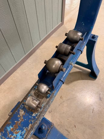 42" FJ Edwards M Type English Wheeling Machine, Including 1x Wheel & 5 x Lower Rolls, (Multiple Available) - Image 8