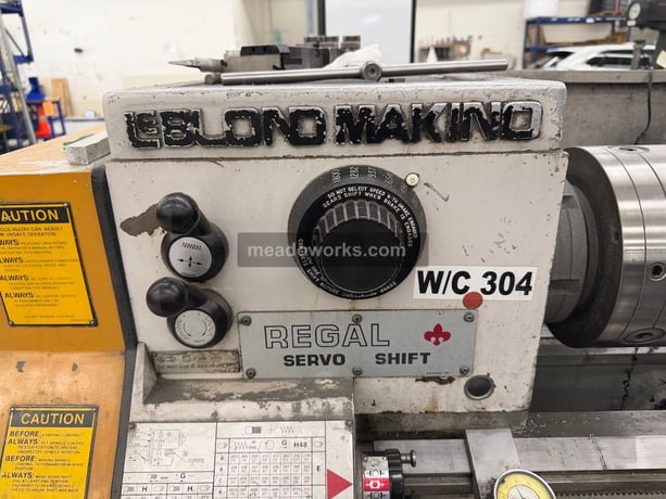 15" LeBlond #Regal, Servo Shift Engine Lathe, 4-jaw chuck, tailstock, 230 V. - Image 9