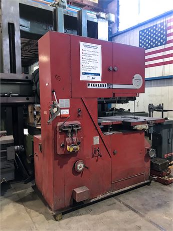 36" x 15" Peerless #3600-MS, Vertical Band Saw, 34" x 32" table, blade welder, 220/440 V. - Image 3