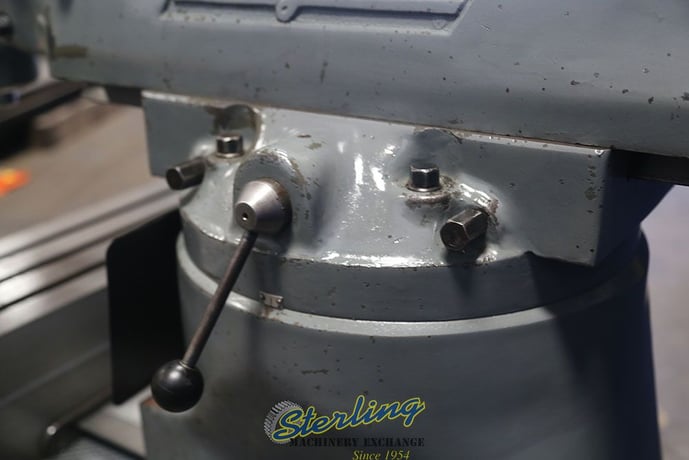 Bridgeport #Series-I, vertical mill, 9" x 48" table, one shot lube, new X power feed, scraped & chrome ways - Image 9