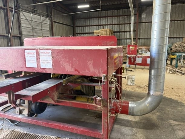 Bob Hanna, Double Head Notcher, 25 HP heads, 96" stringer capacity, w/ unscrambler - Image 3